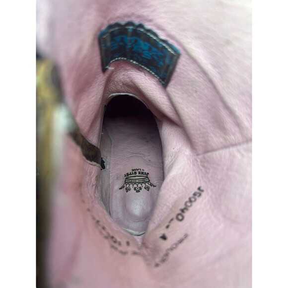 Junk Gypsy by Lane "Spirit Animal" Brown Leather Western Boots 8.5 Fringe Bootie - Picture 10 of 16